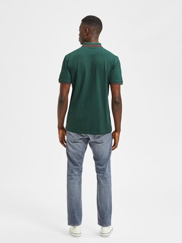 Tricou 'Aze' de la SELECTED HOMME pe verde