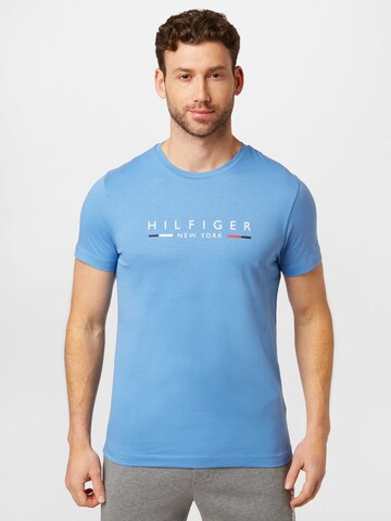 TOMMY HILFIGER Shirt 'New York' in Blauw: voorkant