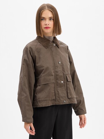 Veste mi-saison 'Hamine' OPUS en gris : devant