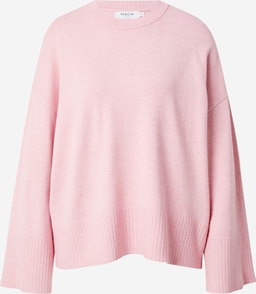 Pullover 'Odanna' di MSCH COPENHAGEN in rosa: frontale