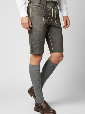 Country Maddox Regular Trachtenhose 'Dietikon' in Grau