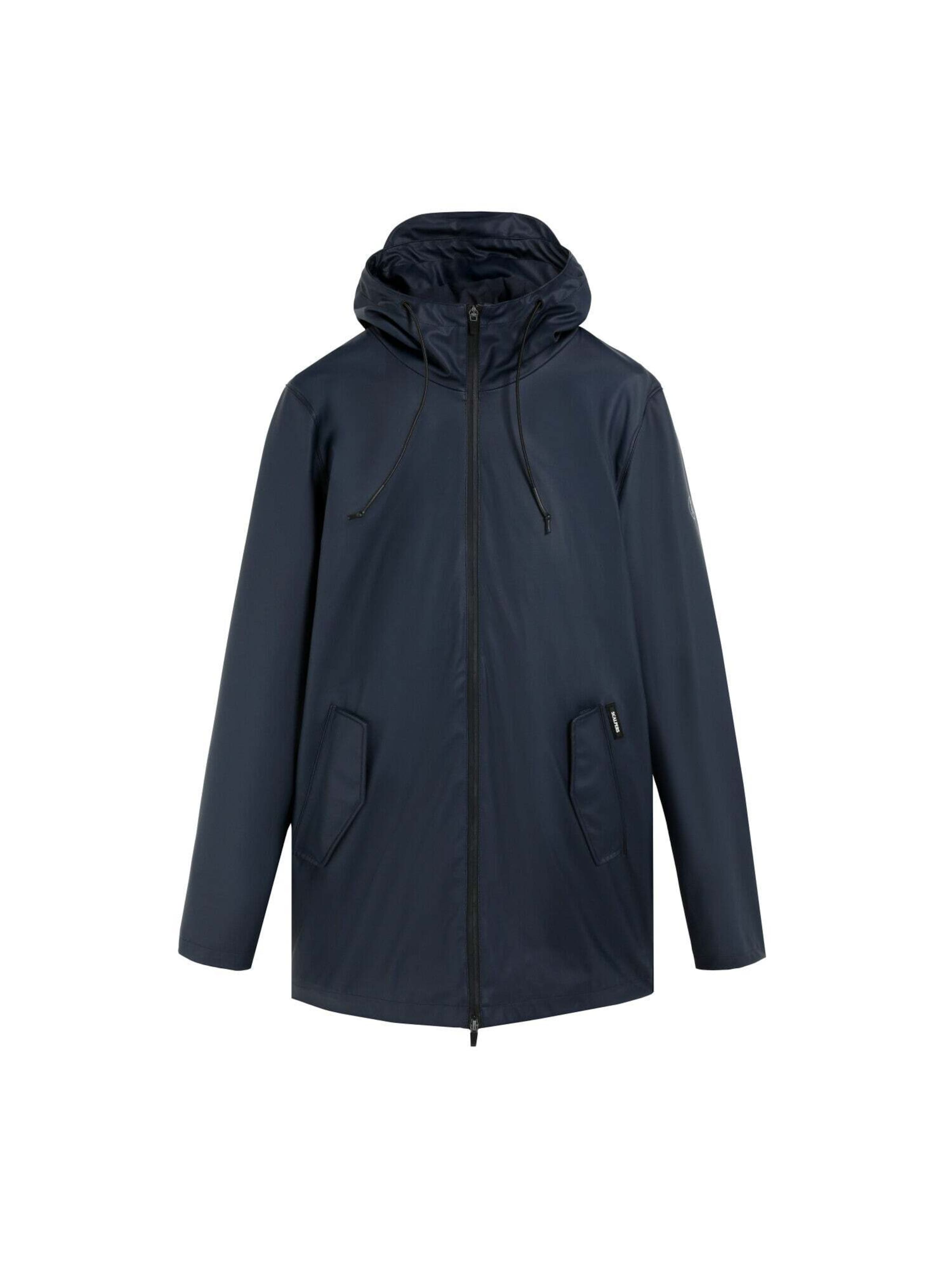 Scalpers Övergångsrock i blå: framsida