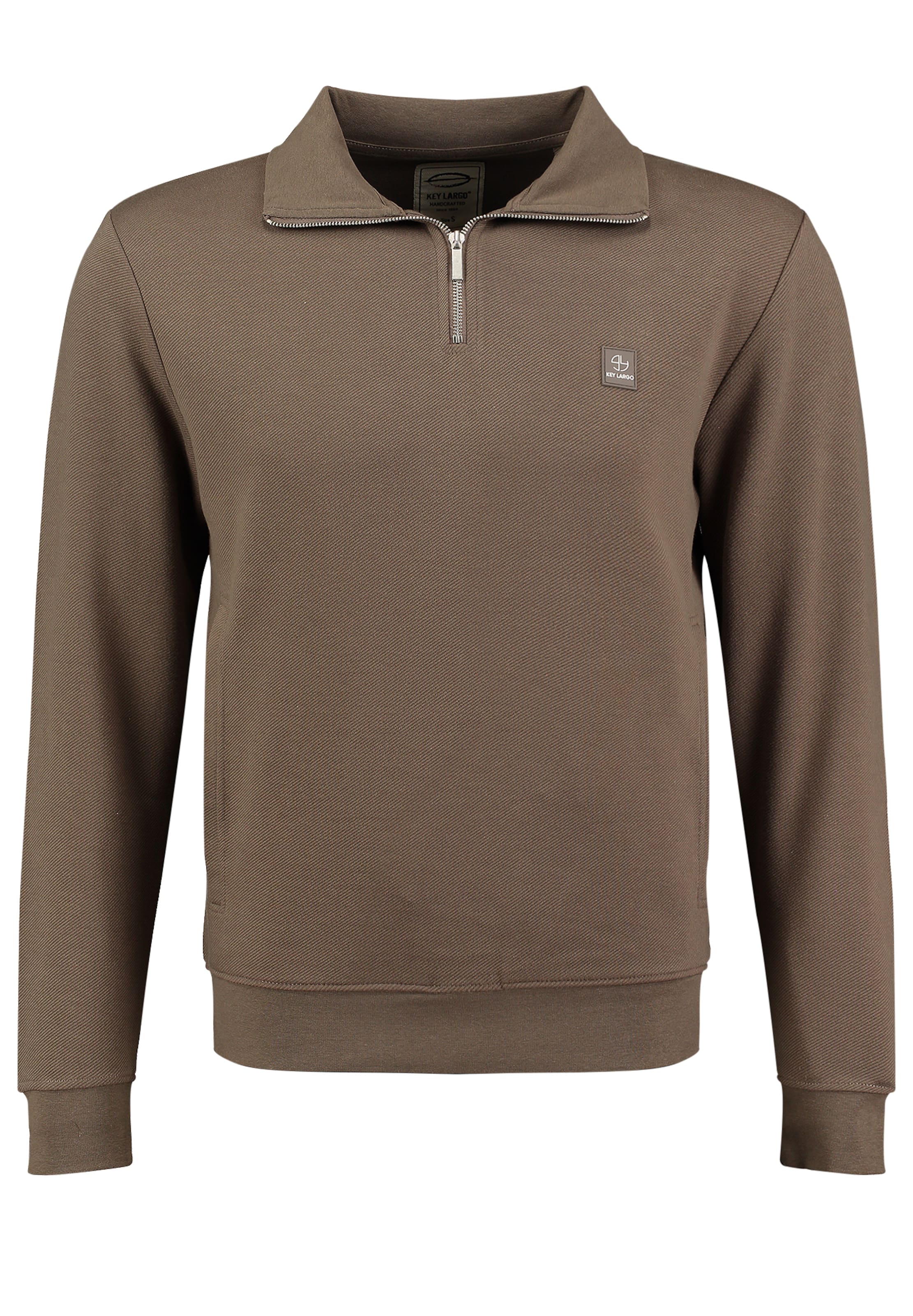 Key Largo Collegepaita 'Nick' värissä ruskea: etupuoli