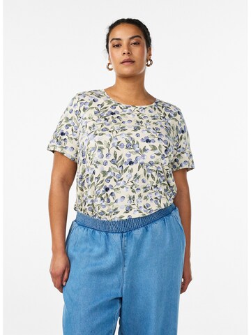 Zizzi Bluse 'Vmalis' in Beige: Vorderseite