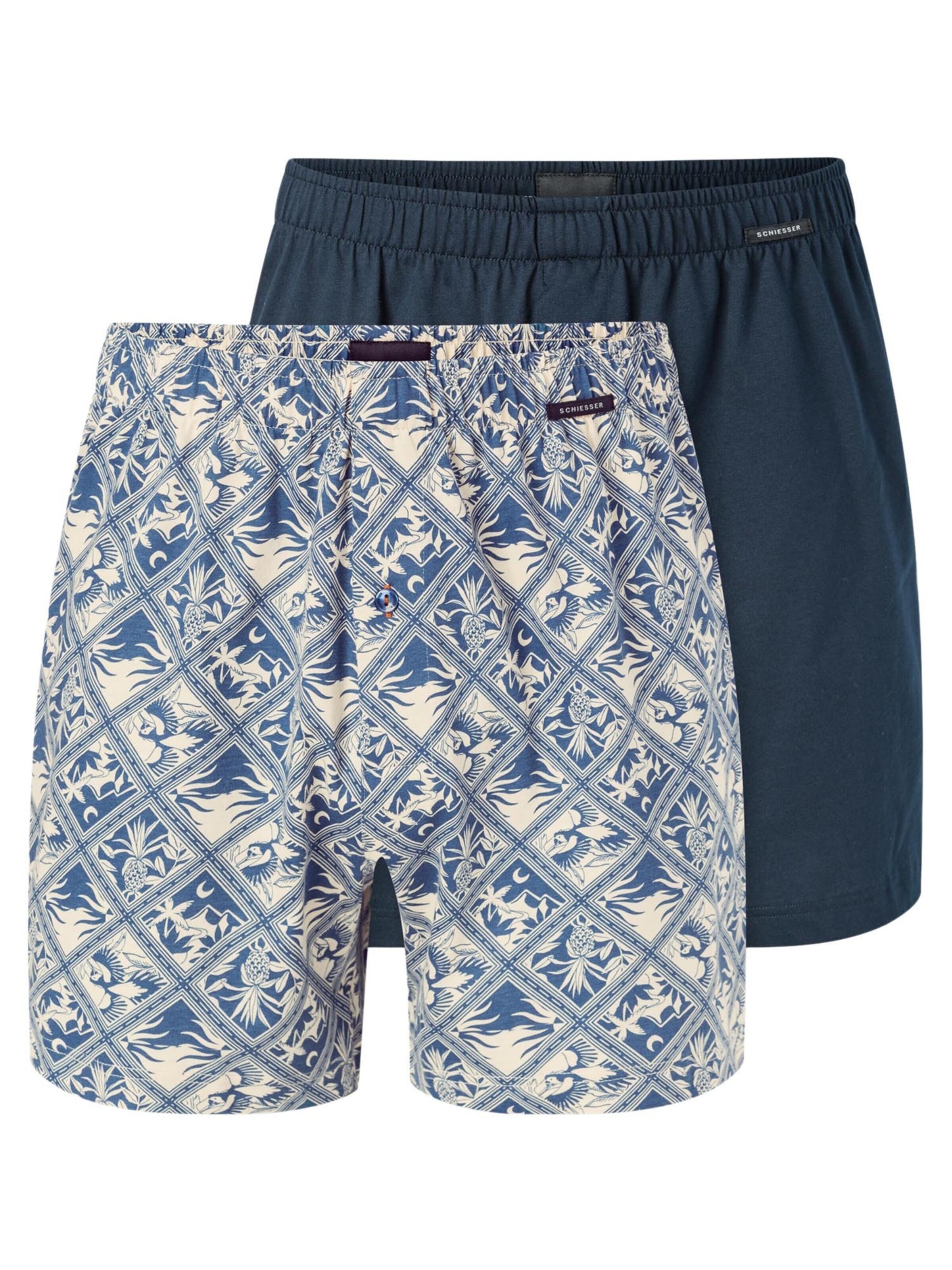 SCHIESSER Boxer shorts 'Singel-Jersey' in Mixed colors: front