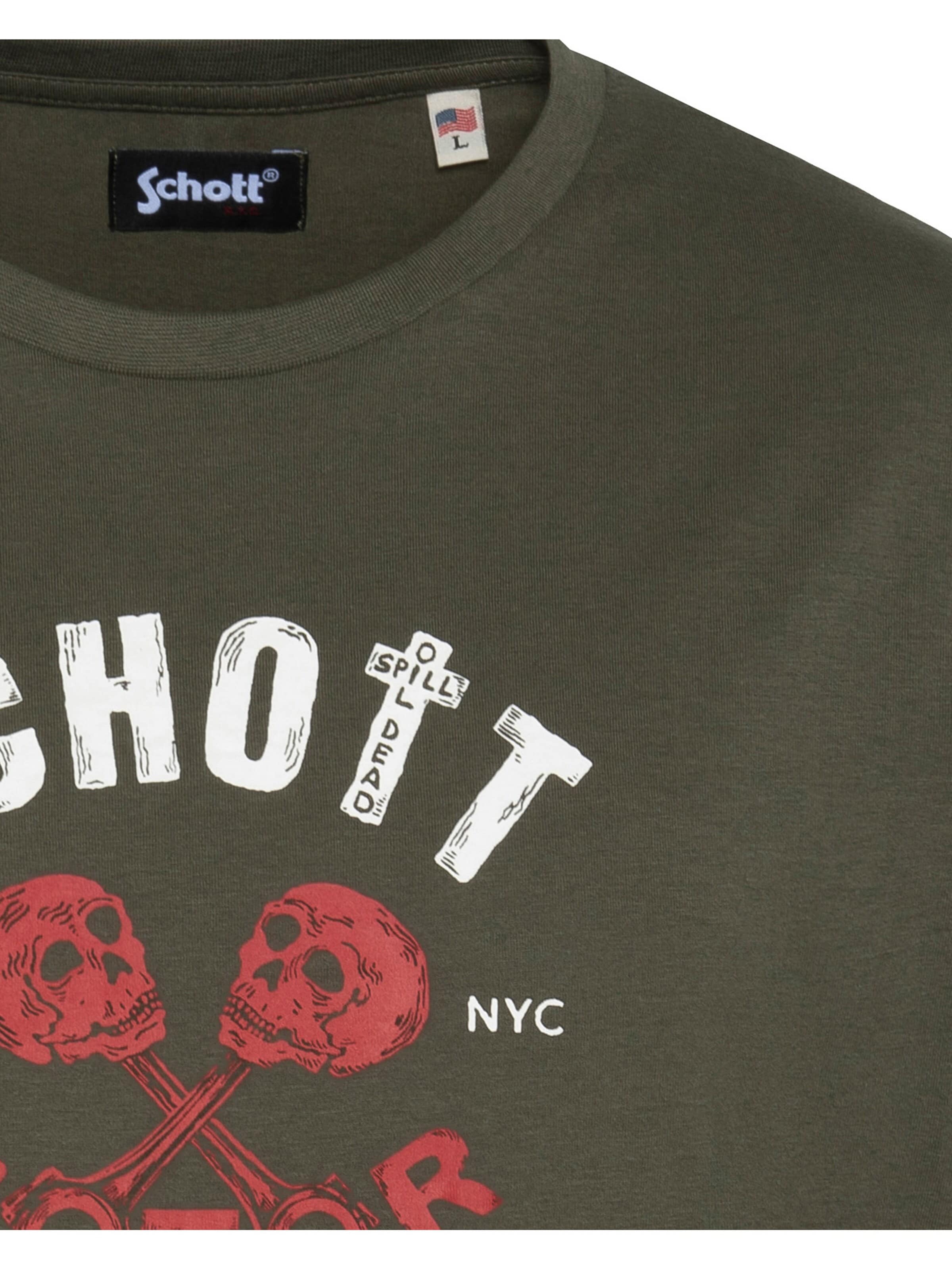 Schott NYC Shirt in Green