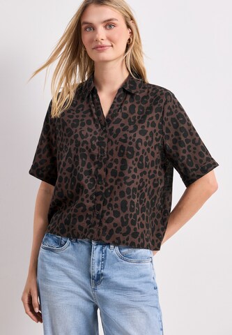 STREET ONE Bluse in Braun: Vorderseite