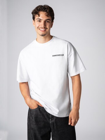 Sublevel T-Shirt 'Club' in Weiß: Vorderseite