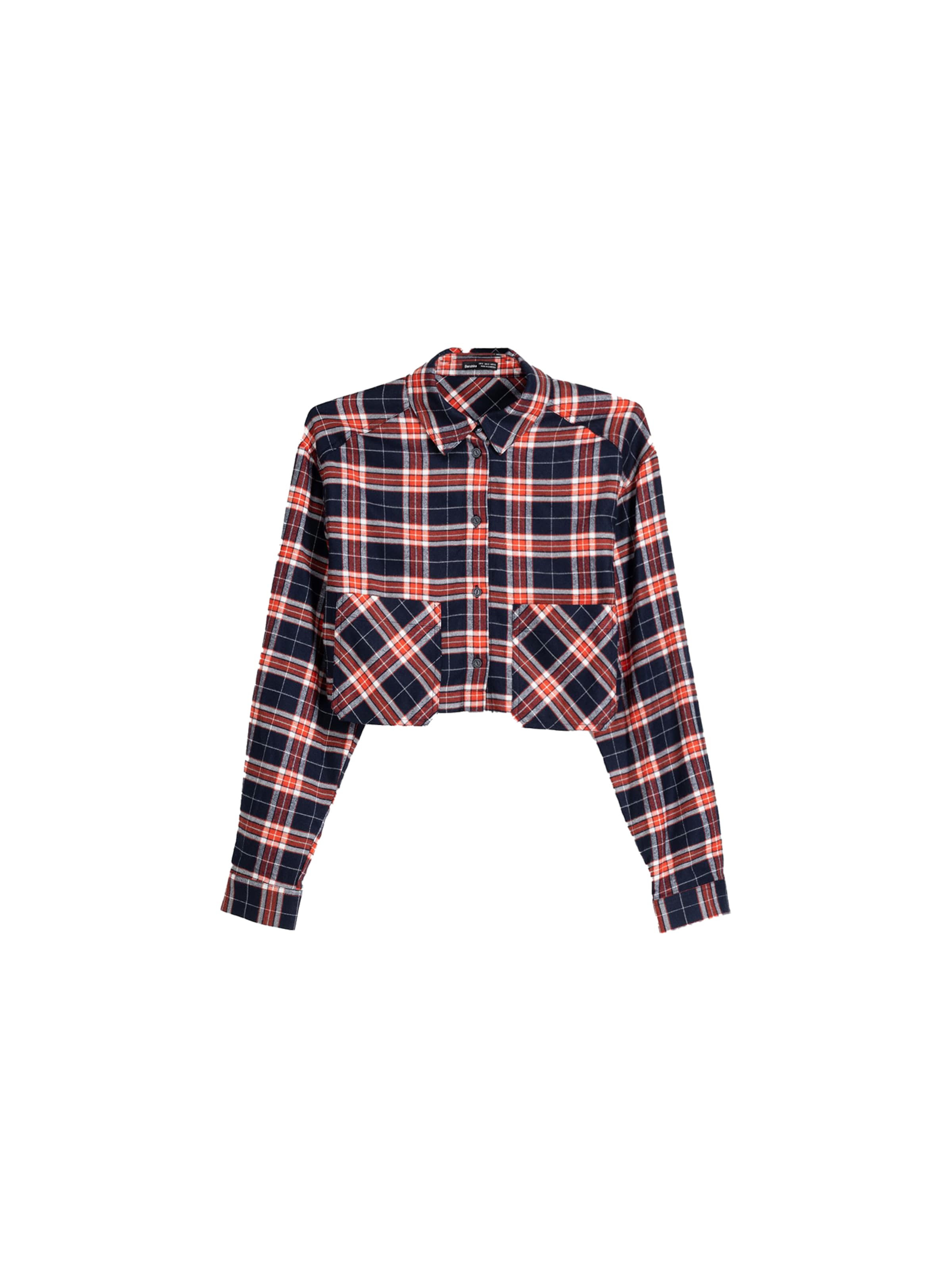 Bershka Bluse in Blau: Vorderseite