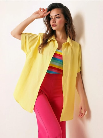 Bigdart Blouse in Geel