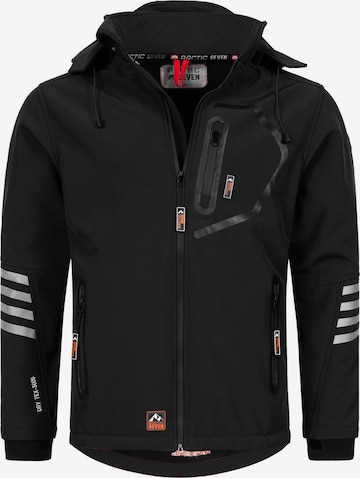 Arctic Seven Übergangsjacke in Schwarz: Vorderseite