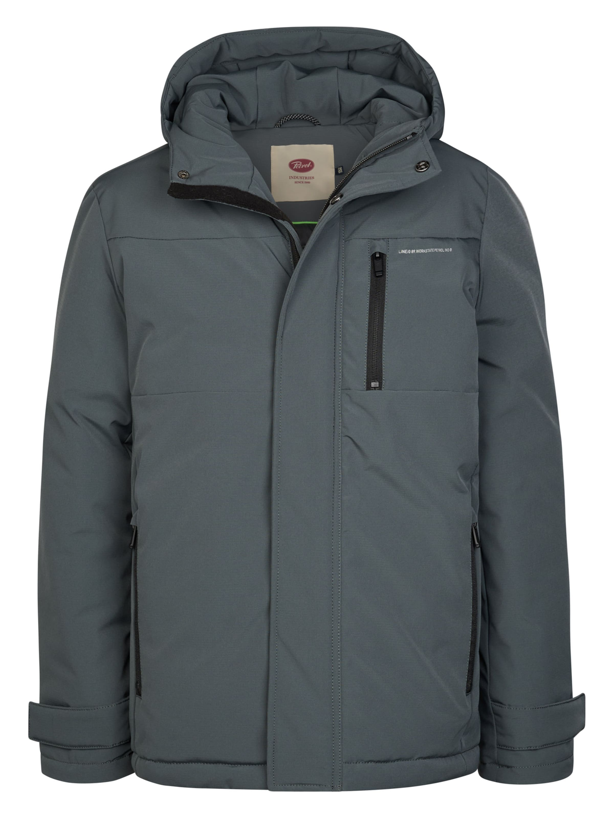 Petrol Industries Winter jacket 'Millport' in Green: front