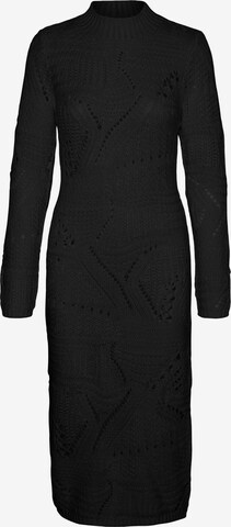 Robes en maille 'NELLA' VERO MODA en noir : devant