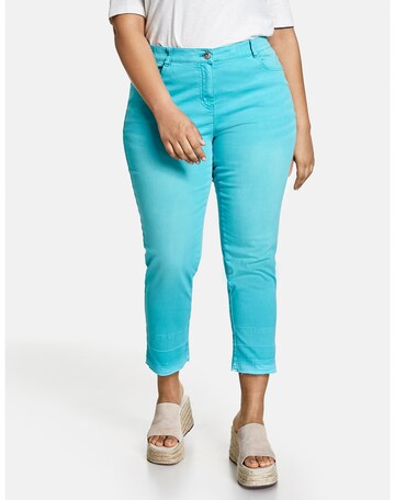SAMOON Slimfit Jeans 'Betty' in Blau: predná strana