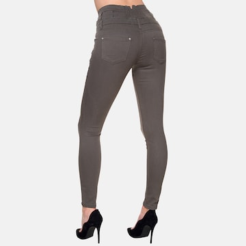 Elara Skinny Jeans in Grey