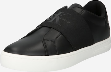 Calvin Klein Jeans حذاء رياضي بلا رقبة 'SAWYER' بـ أسود: الأمام