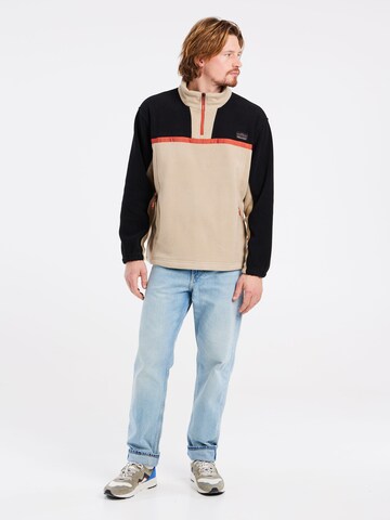 PROTEST Sportsweatshirt 'PRTGLITNE' in Braun