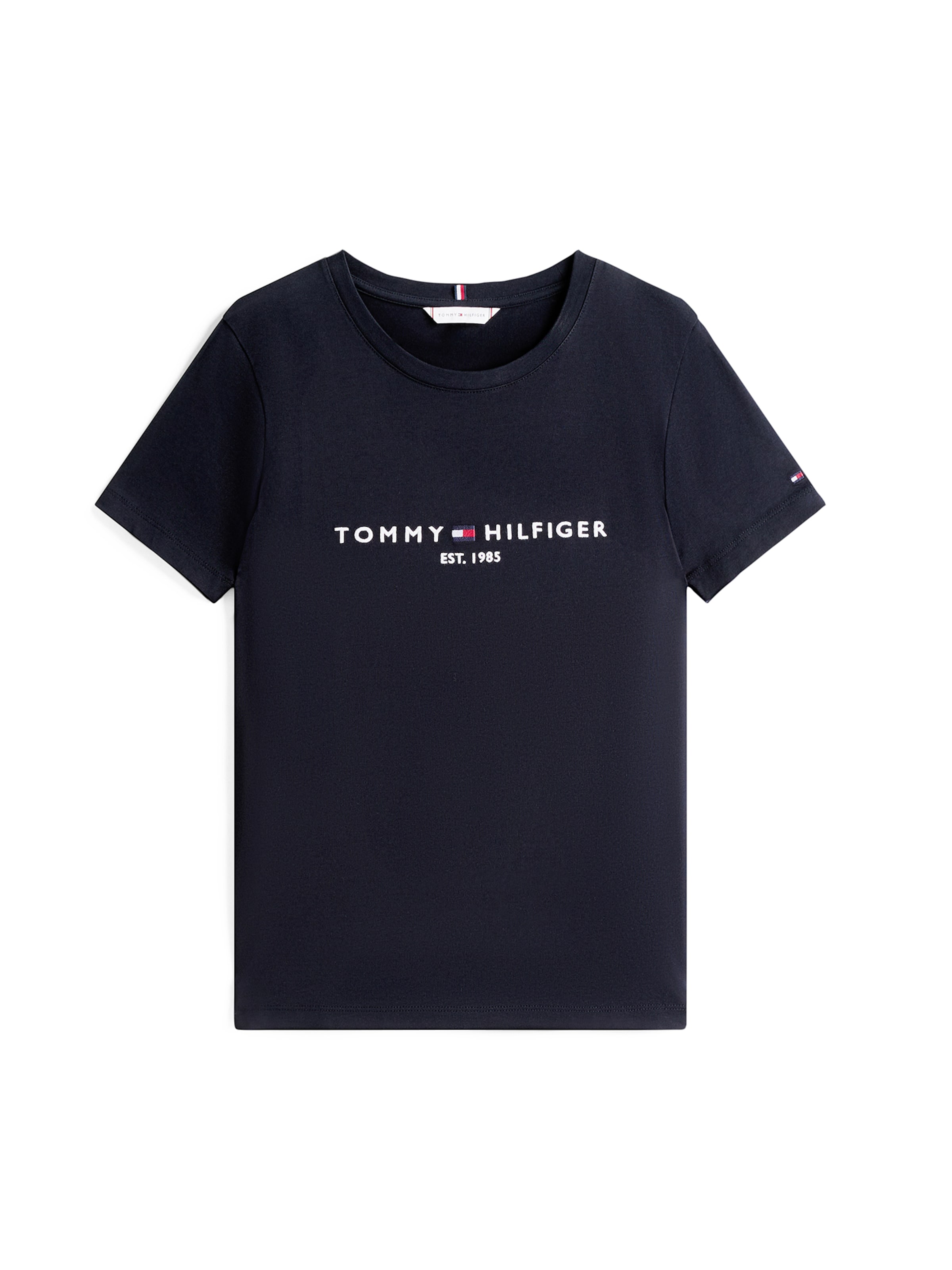 T-shirt TOMMY HILFIGER en bleu : devant