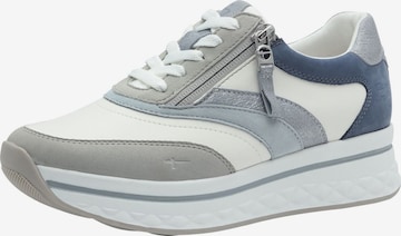 Baskets basses Tamaris en bleu : devant