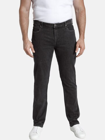 Charles Colby Regular Jeans 'Baron Carl' in Black: front