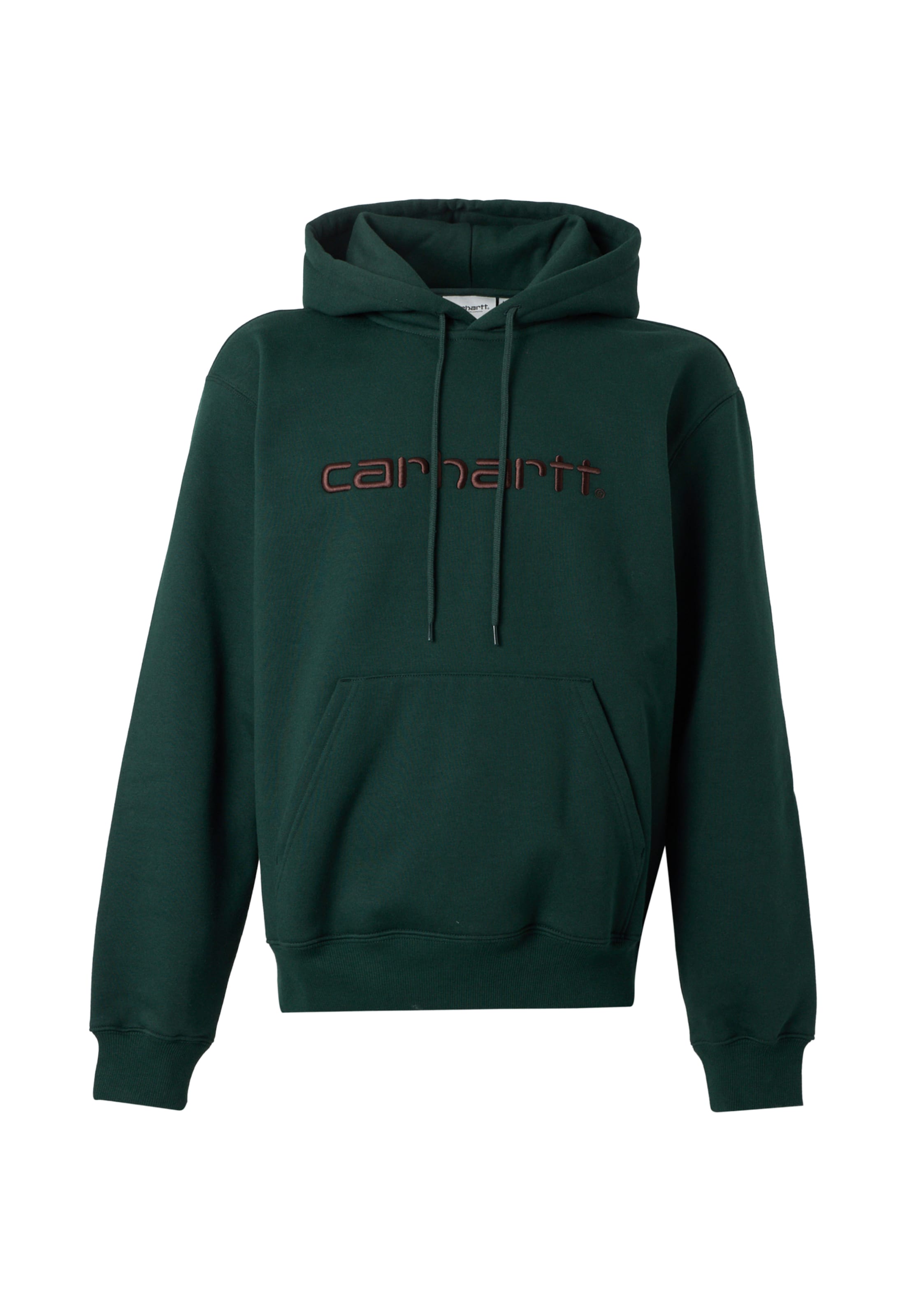 Carhartt WIP Sweatshirt i S i choklad / mörkgrön, Produktvy