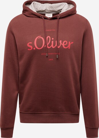 s.Oliver Sweatshirt in Braun: predná strana