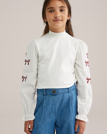 WE Fashion - Camiseta en blanco