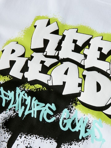 NAME IT Μπλουζάκι σε λευκό