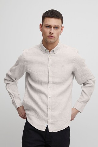 Casual Friday - Ajuste regular Camisa 'Anton' en gris: frente