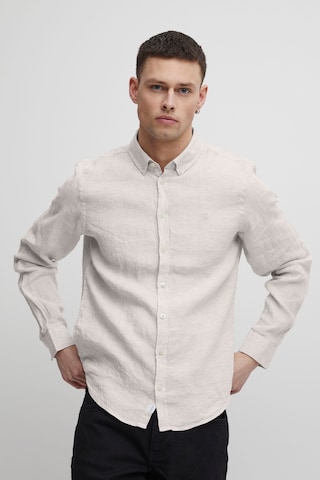 Casual Friday Regular fit Button Up Shirt 'Anton' in Grey: front