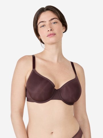 ETAM BH 'Pure Mesh Plus' in Braun: Vorderseite