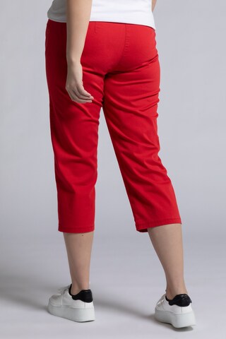 Coupe slim Pantalon Ulla Popken en rouge