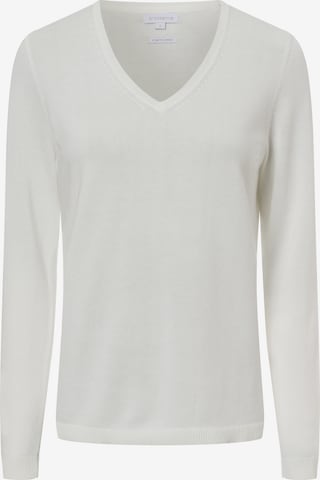 Brookshire Trui in Wit: voorkant