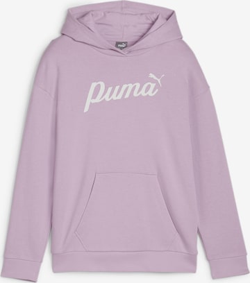 PUMA Sweatshirt 'Ess+' in Purple: front