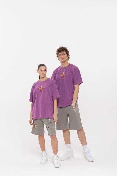 ET Nos Shirt in lila, Produktansicht
