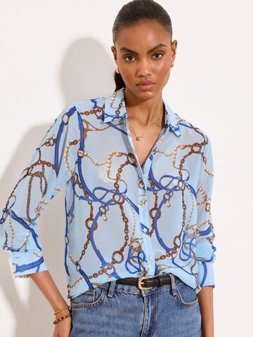 Lipsy Bluse in Blau