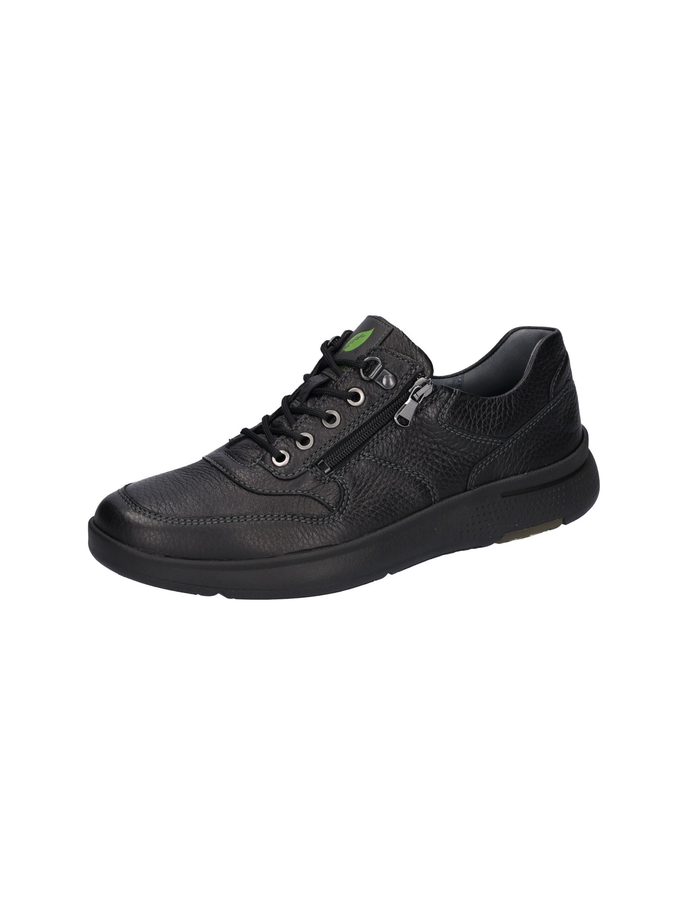WALDLÄUFER Platform trainers 'Heiko' in Black: front