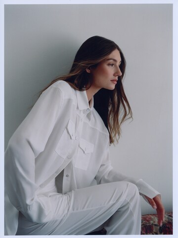 RÆRE by Lorena Rae Loose fit Trousers 'Meline' in White