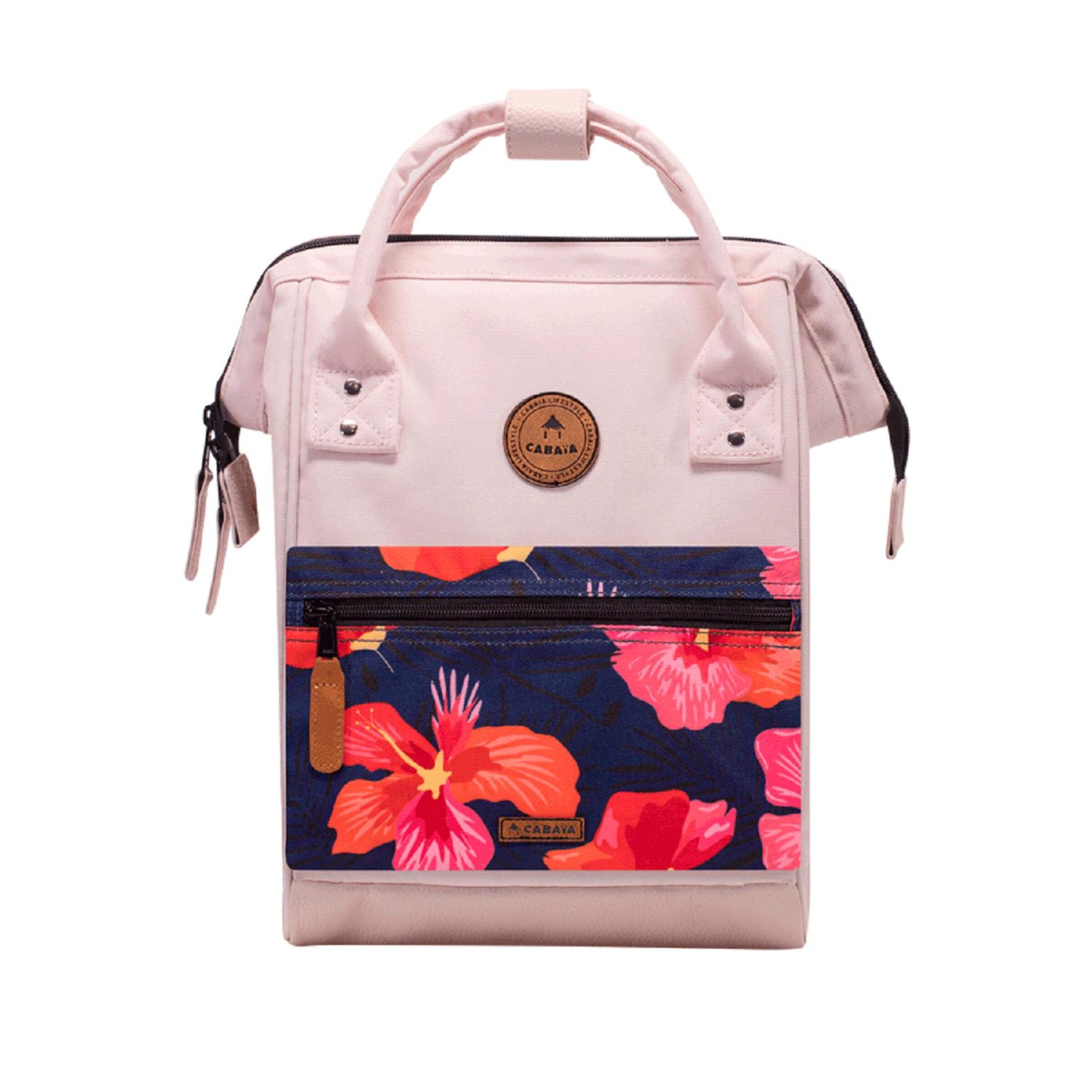 Cabaia Rucksack 'Adventurer' in Pink: Vorderseite