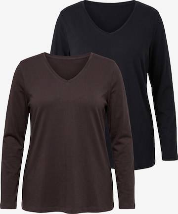 Ulla Popken Shirt in Brown: front