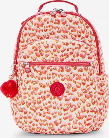 KIPLING Backpack 'SEOUL' in Pink: front