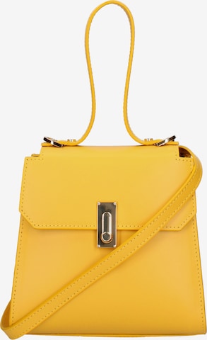 Viola Castellani Handtasche in Gelb: Vorderseite