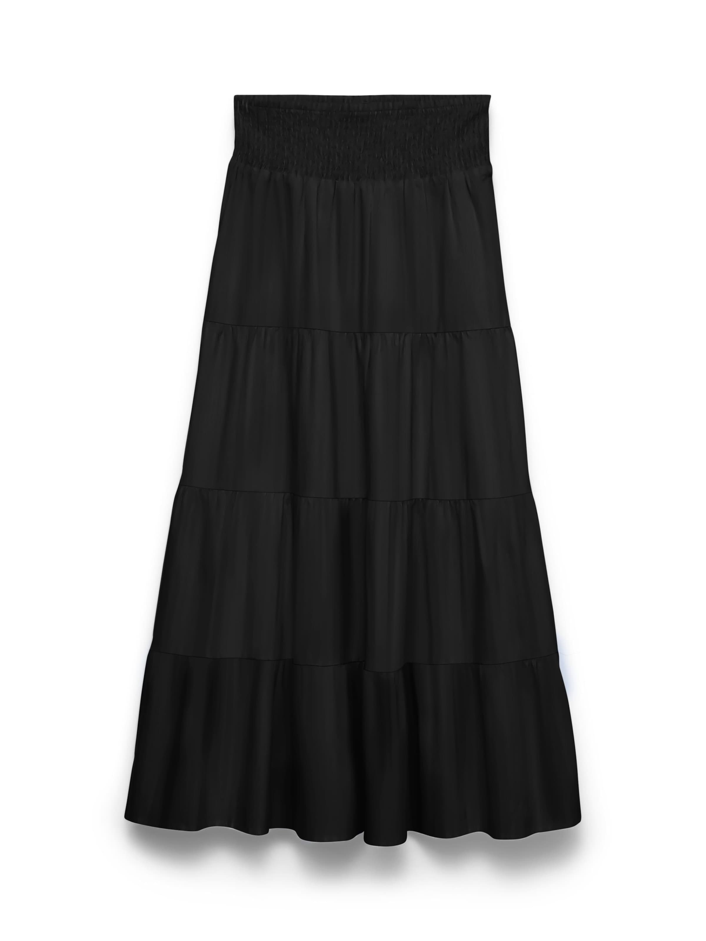 Jupe 'VMLotus' VERO MODA en noir : devant