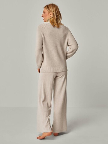 YOU LOOK PERFECT Hausanzug 'LOUNGEWEAR SET - Eve & Bailey' in Beige