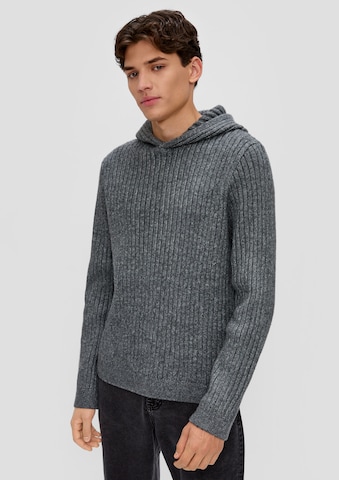 QS Pullover in Grau: Vorderseite