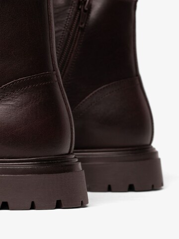 Bianco Lace-Up Boots 'GIL' in Brown