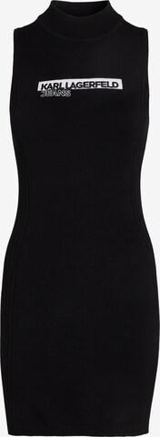 Karl Lagerfeld Obleka | črna barva: sprednja stran
