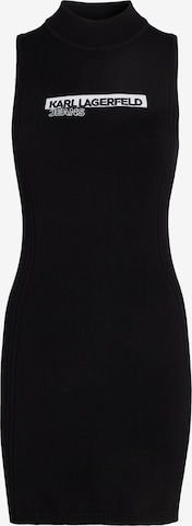 Karl Lagerfeld Obleka | črna barva: sprednja stran