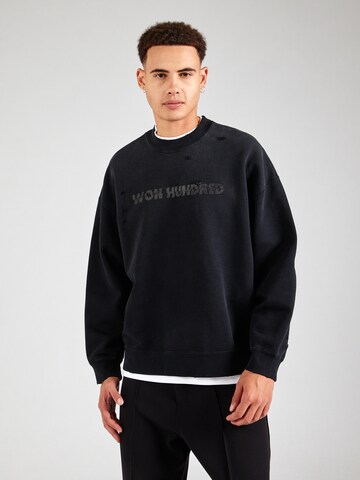 Won Hundred Sweatshirt in Schwarz: predná strana