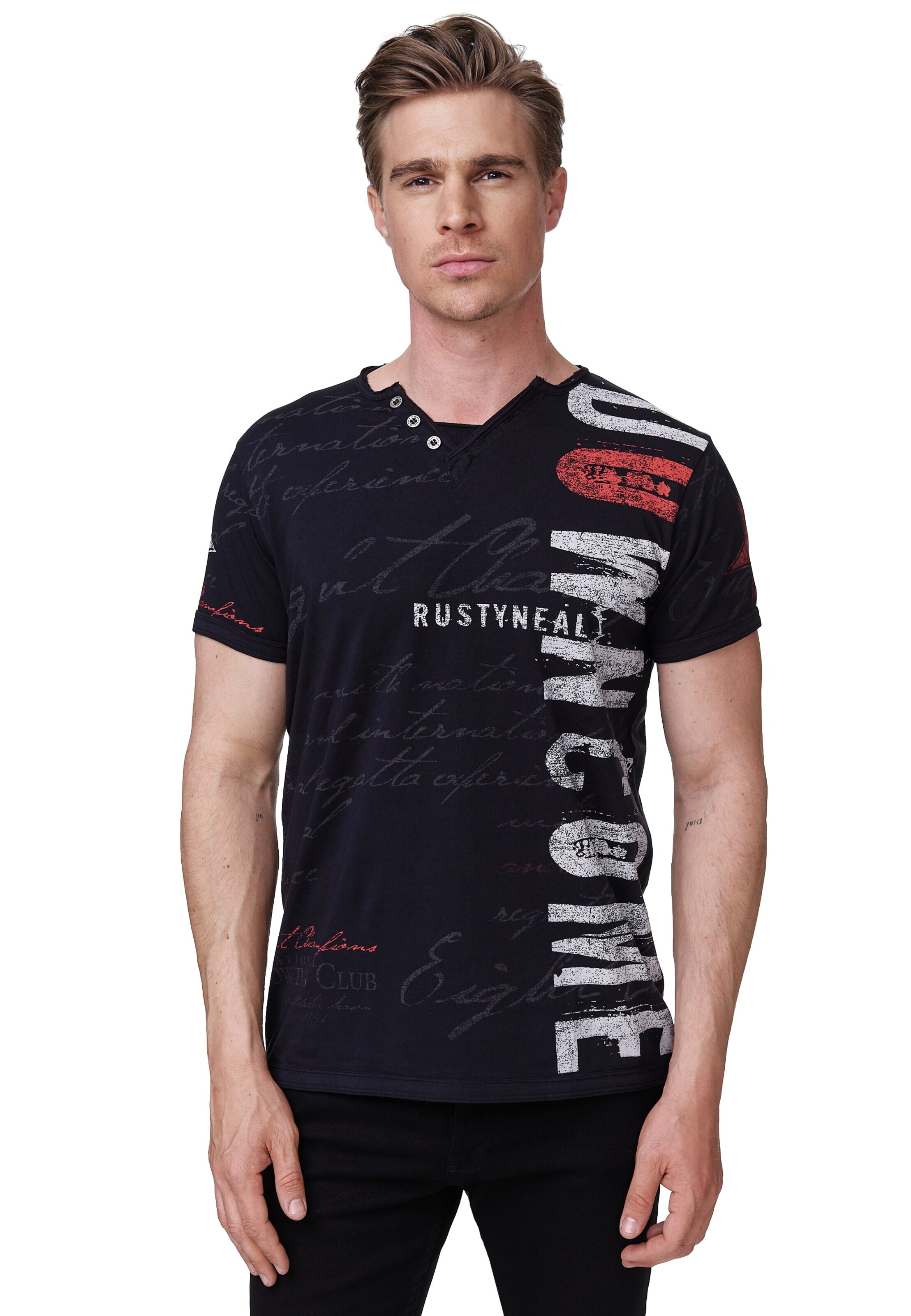 Rusty Neal Shirt in Gemengde kleuren: voorkant